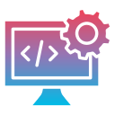 proceso de codificación icon