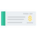 cheque bancario icon