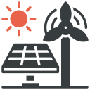 energía solar icon