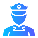 hombre policía icon