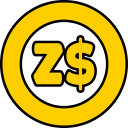 dólar de zimbabwe icon