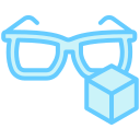 gafas 3d icon