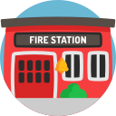 Fire station icon