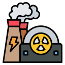 energía nuclear icon