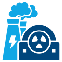 energía nuclear icon