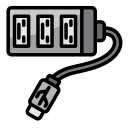 concentrador usb icon