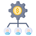 asignación de recursos icon