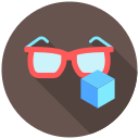 gafas 3d icon