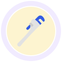 llave de tubo icon