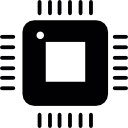 microprocesador de computadora icon