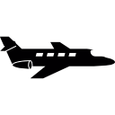 avión comercial volando icon