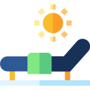 Cama solar icon