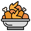 pollo frito icon