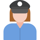 mujer policía icon