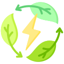 energía renovable icon