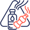contaminación plástica icon
