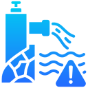 contaminación del agua icon