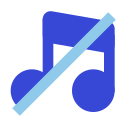 música apagada icon