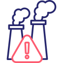 contaminación del aire icon