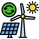 energía renovable icon