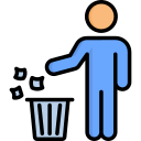 tirar basura icon