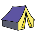 barraca de acampamento 