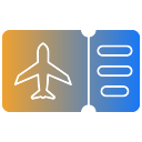 billete de avión icon