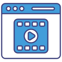 vídeo web icon