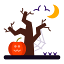 Árbol de halloween icon