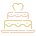 pastel de bodas icon