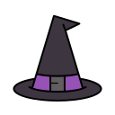 sombrero de bruja icon