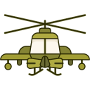 helicóptero apache icon