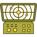 sonar de radar icon