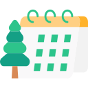 calendario navideño icon