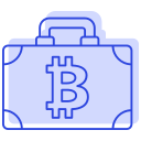 maletín de bitcoin icon