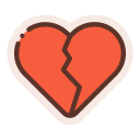 corazón roto icon