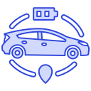 coche híbrido icon