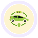 coche híbrido icon