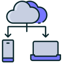 transferencia a la nube icon