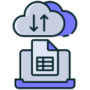 transferencia de datos icon