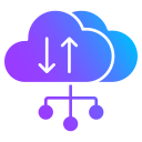 transferencia a la nube icon