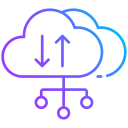 transferencia a la nube icon