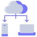 transferencia a la nube icon