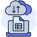 transferencia de datos icon