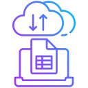 transferencia de datos icon