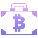 maletín de bitcoin icon