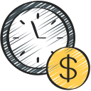 el tiempo es dinero icon