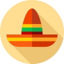 Sombrero mexicano icon