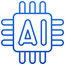 procesador de inteligencia artificial icon