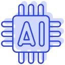 procesador de inteligencia artificial icon